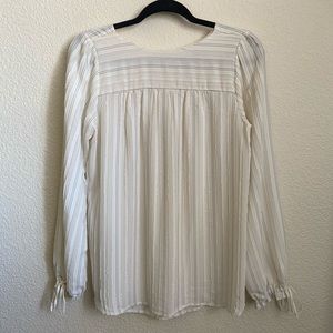 LOFT Striped Blouse